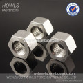 Stainless steel 304/316 SUS304/316 SS304/316 and high tensile strength carbon steel astm A563 heavy hex nut